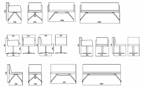 Minkštasuolių šeima CLAUDIA