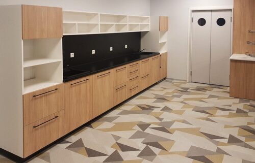 Virtuvės baldai biure