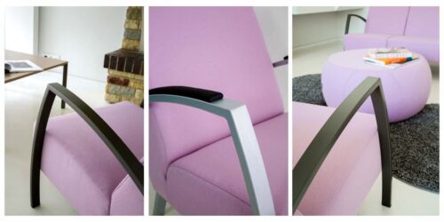 Minkštasuoliai  su pufais bei pufais-staliukais VOLANS