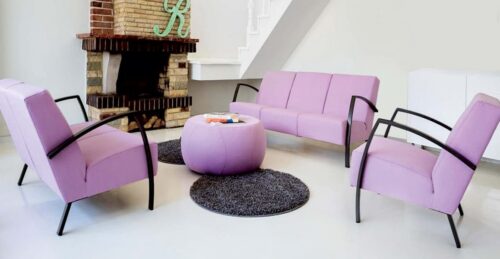 Minkštasuoliai  su pufais bei pufais-staliukais VOLANS