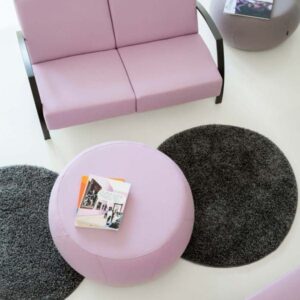 Minkštasuoliai  su pufais bei pufais-staliukais VOLANS