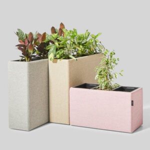 Originalūs, tekstile padengti vazonai PLANTUM