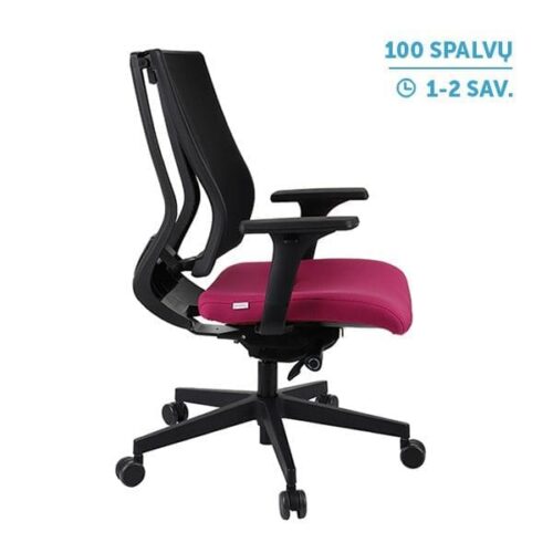 Ergonominė darbuotojo kėdė MAXPRO BS black