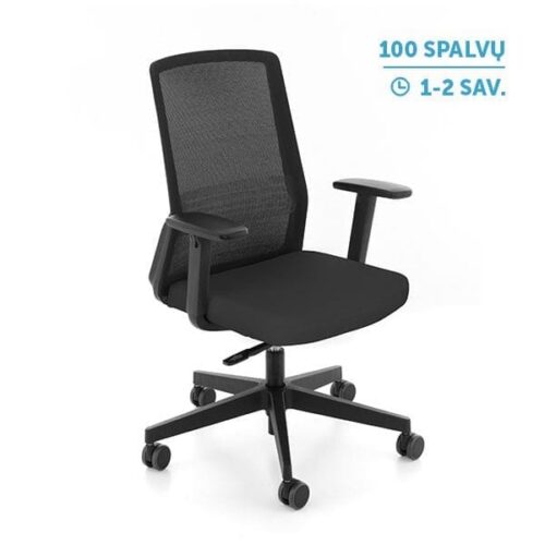 Ergonominė darbuotojo kėdė COCO BS black