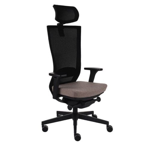 Ergonominė darbuotojo kėdė MARTI BS HD black