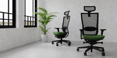 Ergonominė darbuotojo kėdė MARTI BS HD black