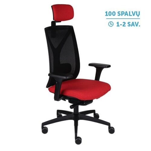 Ergonominė darbuotojo kėdė VALIO BS HD black