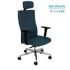 TEAM PLUS CHROME Ergonominė darbuotojo kėdė TEAM PLUS HD chrome
