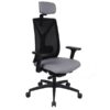 Ergonominė darbuotojo kėdė VALIO BS HD black