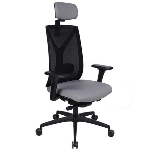 Ergonominė darbuotojo kėdė VALIO BS HD black