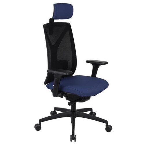 Ergonominė darbuotojo kėdė VALIO BS HD black