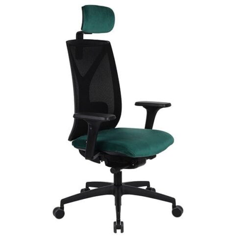 Ergonominė darbuotojo kėdė VALIO BS HD black