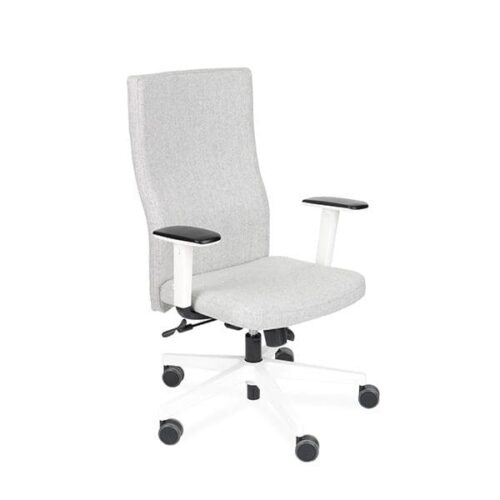 darbuotojo kėdė TEAM_PLUS _W_White_10 Ergonominė darbuotojo kėdė TEAM W PLUS white