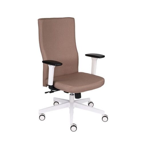 darbuotojo kėdė TEAM_PLUS _W_White_15 Ergonominė darbuotojo kėdė TEAM W PLUS white