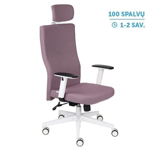 darbuotojo kėdė TEAM_PLUS_W_HD Ergonominė darbuotojo kėdė TEAM W PLUS HD white