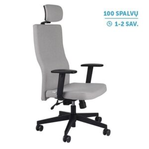 Ergonominė darbuotojo kėdė TEAM PLUS HD black