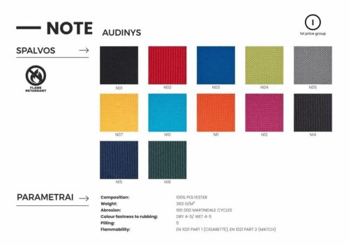 Lankytojų ir posėdžių krėslas MOON WOOD CF AL1