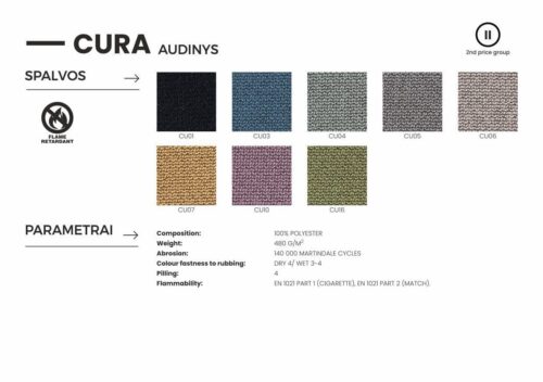 Lankytojų ir posėdžių krėslas MOON WOOD CF AL1