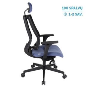 Ergonominė darbuotojo kėdė MAXPRO BS HD black