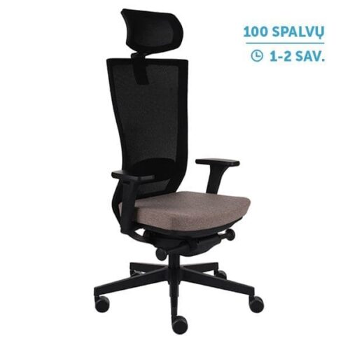 Ergonominė darbuotojo kėdė MARTI BS HD black