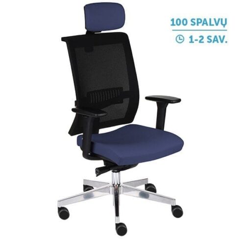 Ergonominė darbuotojo kėdė LEVEL BS HD chrome