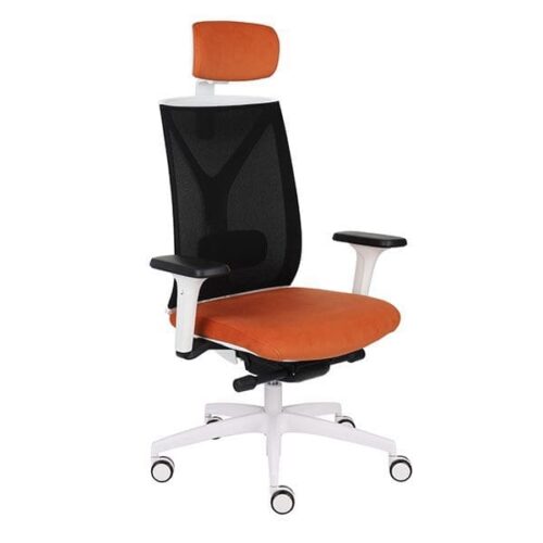 darbuotojo kėde_ Valio_WS_HD_White_3 Ergonominė darbuotojo kėdė VALIO WS HD white