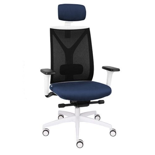 darbuotojo kėde_ Valio_WS_HD_White_4 Ergonominė darbuotojo kėdė VALIO WS HD white