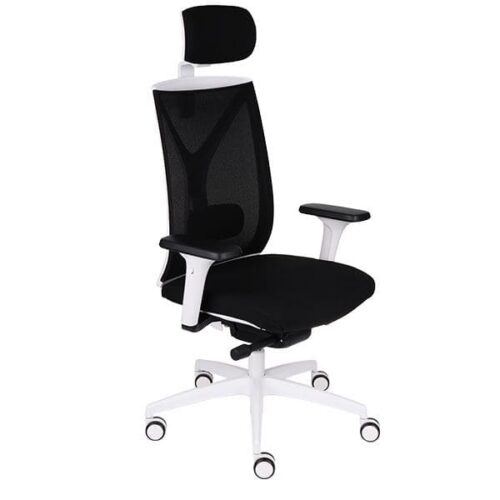 darbuotojo kėde_ Valio_WS_HD_White_9 Ergonominė darbuotojo kėdė VALIO WS HD white