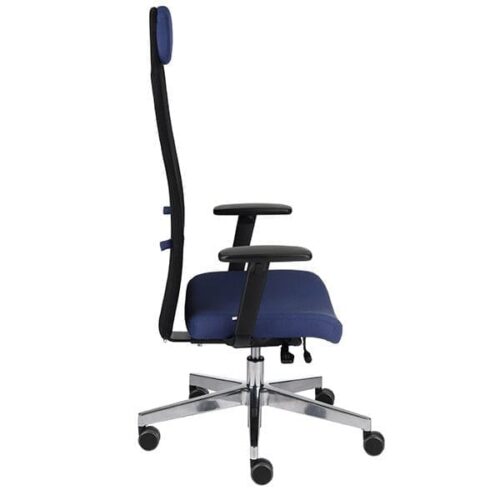 darbuotojo kėdė MIKE B CHROME _2 Ergonominė darbuotojo kėdė MIKE 2 B chrome