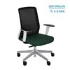 Ergonominė darbuotojo kėdė COCO WS chrome