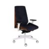 Ergonominė vadovo kėdė MOON WOOD W white