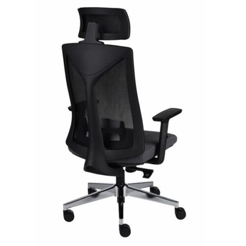 Ergonominė darbuotojo kėdė PLAY 30% nuolaida su pilku audiniu