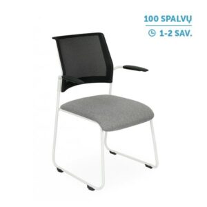 Lankytojų ir posėdžių kėdė REDE white arm