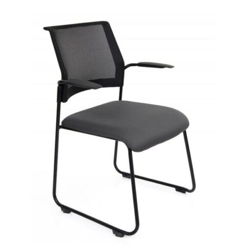 Lankytojų ir posėdžių kėdė REDE black arm