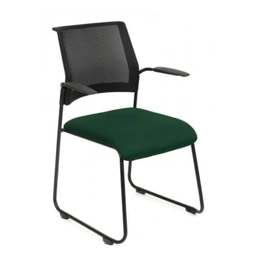 Lankytojų ir posėdžių kėdė REDE black arm