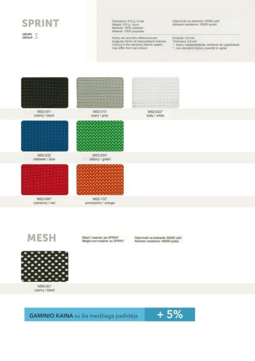 Darbuotojo kėdė OSIMO