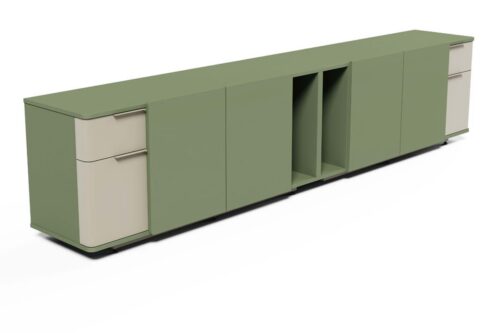 Darbuotojų baldų serija CLEO 2+_SPINTELĖ_ 2 Darbuotojų baldų serija CLEO 2+