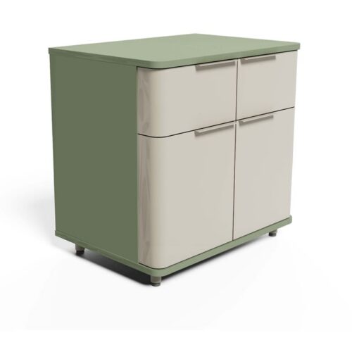 Darbuotojų baldų serija CLEO 2+_SPINTELĖ_SU 4 stalčiukais Darbuotojų baldų serija CLEO 2+