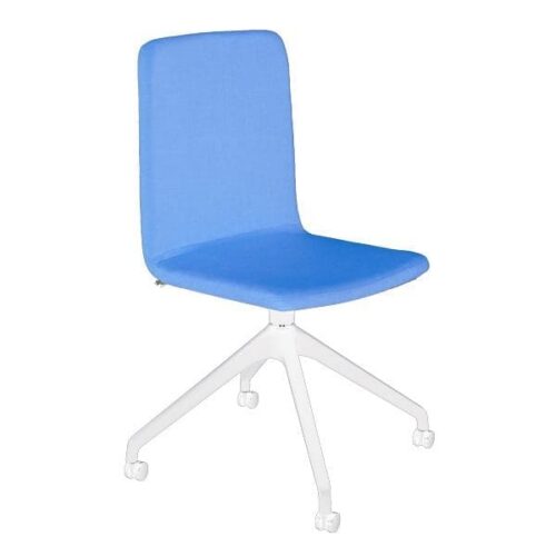 Lankytojų ir posėdžių kėdė Skin Cross Roll white