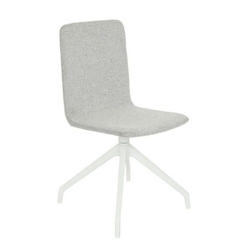 Lankytojų ir posėdžių kėdė Skin Cross white_1 Lankytojų ir posėdžių kėdė Skin Cross white