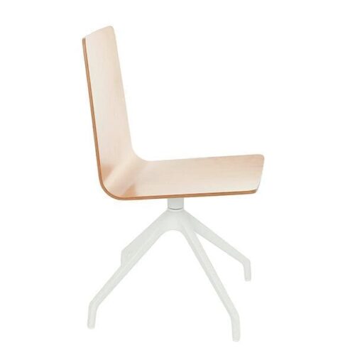 Valgomojo kėdė Skin Wood Cross white