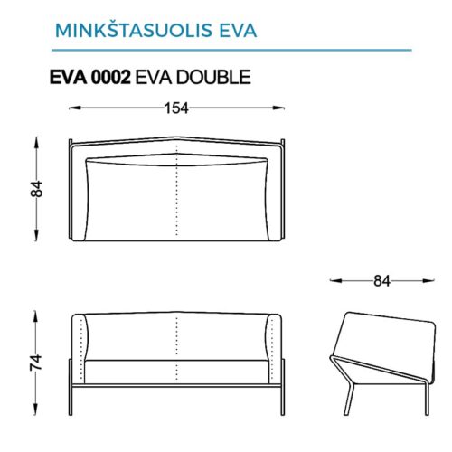 Minkštasuoliai EVA