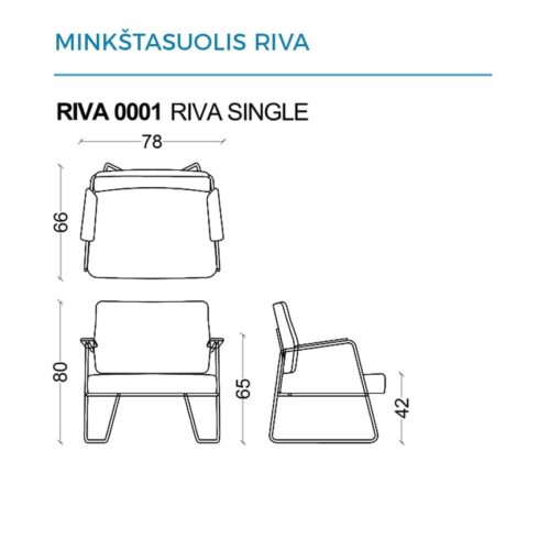 Minkštasuoliai RIVA