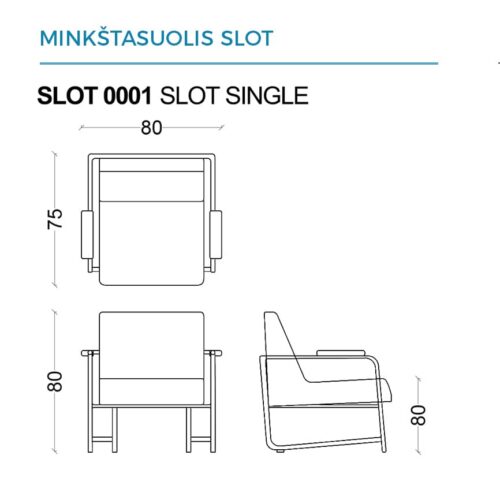 Minkštasuoliai SLOT