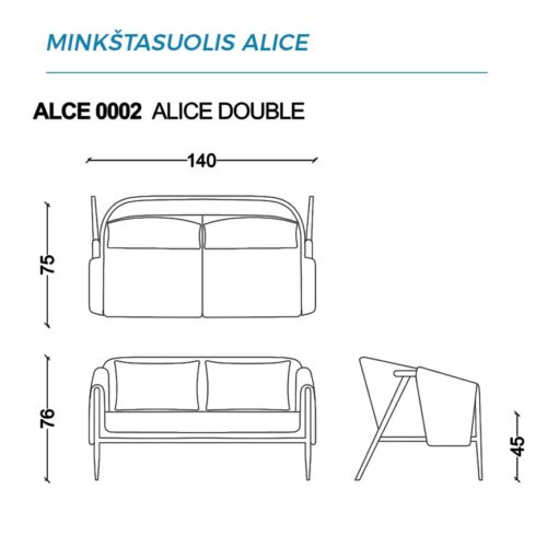 Minkštasuoliai ALICE